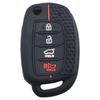 Silicone Protective Case for Hyundai Tucson/Santa Fe IX45 3+1 Button Folding Remote Key