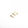 Copper Double Hanging 8-shaped Buckle Pendant For DIY Jewelry Making Craft Accessories