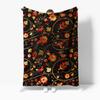 Red Black Floral Paisley Design Luxury Velvet Throw Blanket Sofa Bed Cover for Home Decor Gift