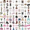 100Pcs Girl Theme Stickers Diy Decoration Notebook Water Cup Skateboarding Mobile Phone Case Kawaii Vinyl Waterproof Decals