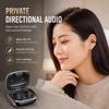 Air Conduction Clip-On Headphones Bluetooth 5.3 Earphones with 36H Playtime LED Display CVC8.0 Calls Touch Control Type-C IPX6