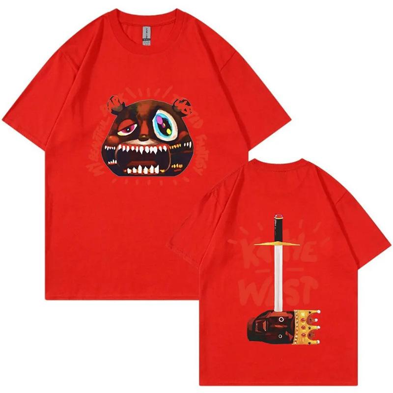 Men's Cotton Top Comfortable Print Short Sleeve Loose T-Shirts Men’s