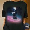 Solar System Cat T-Shirt: Funny Vintage Style Space Tee