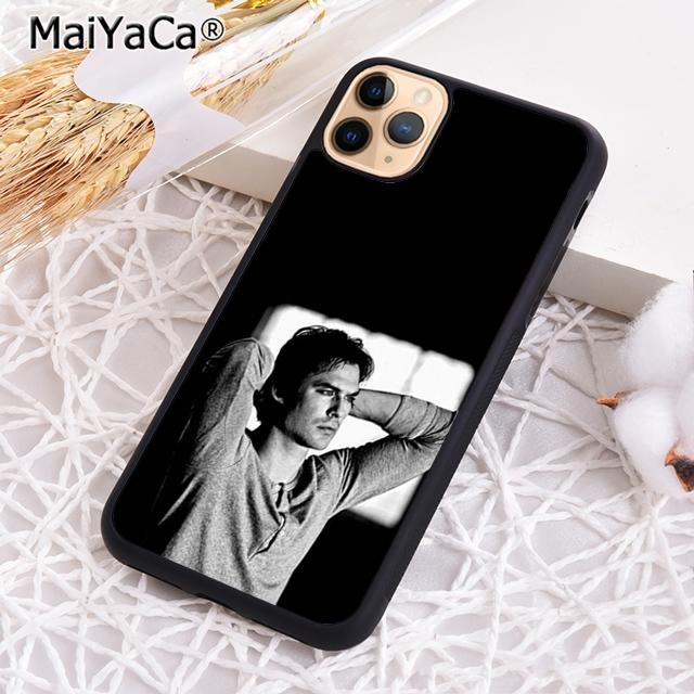 Coque de téléphone Ian Somerhalder Damon Salvatore Vampire Diaries Pour iPhone 17 Air 16 15 14 plus 12 13 pro max coque