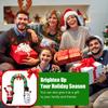 8ft Inflatable Christmas Arch Santa Claus Snowman Arch Giant Santa Claus and Snowman Arch Indoor and Outdoor Holiday Decorations