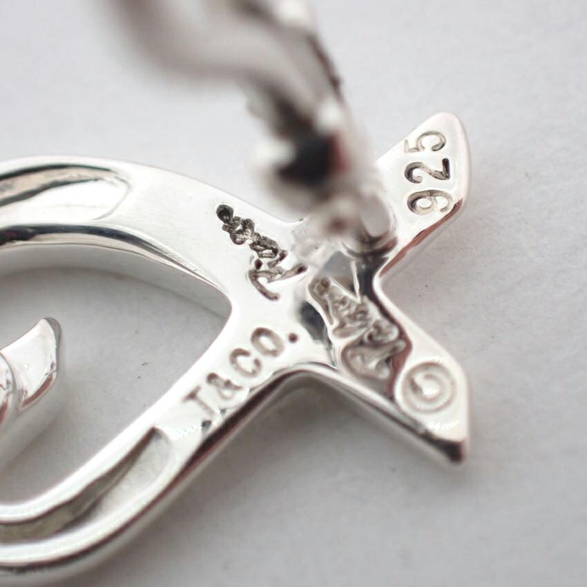 [Used] TIFFANY/Tiffany 925 Loving Heart Earrings/j70-2