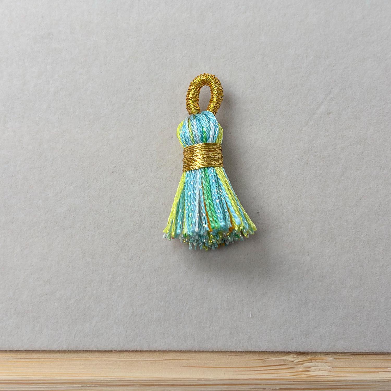 Starry Sky Gradient Tibetan Tassel Pendant Bracelet DIY Kit 13