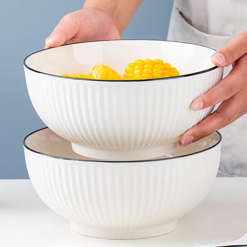 Haoya Underglaze Ceramic Soup & Noodle Bowls