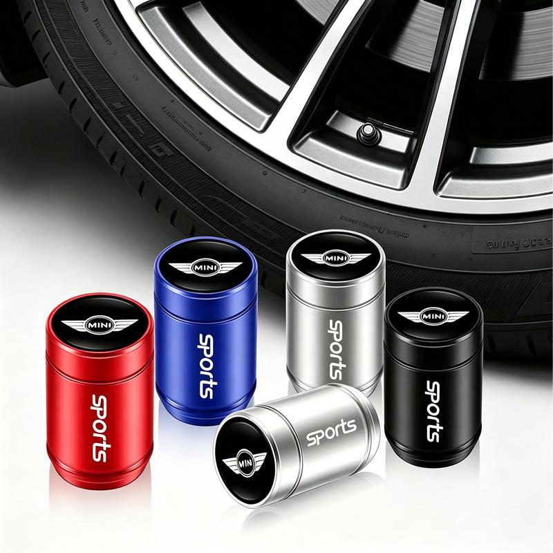For mini ww1 4Pcs Car Tire Valve Caps Aluminum Car Wheel Stem Air Valve Cap For BMW Mini Cooper One JCW WORKS F54 F55 F56 F57 F60 R50 R52 R53