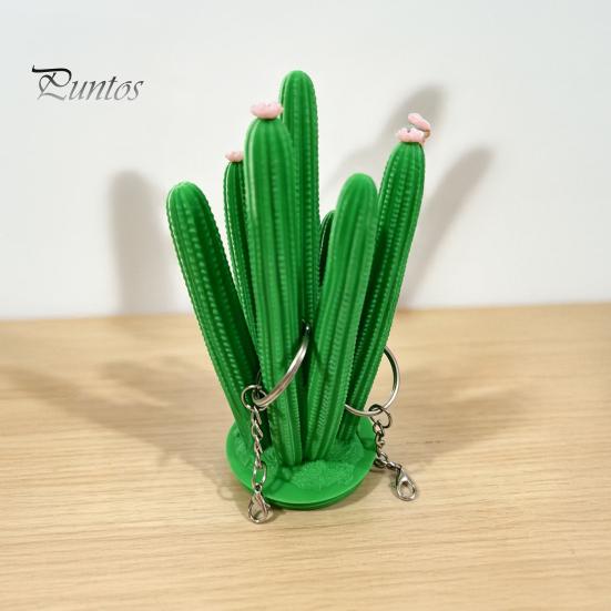 PLA Material Jewelry Organizer Cactus Stand, Creative Desk for Earrings Necklaces Keys, Smooth Edge Rack Cute Vanity Office Decor , Unique Gift Women