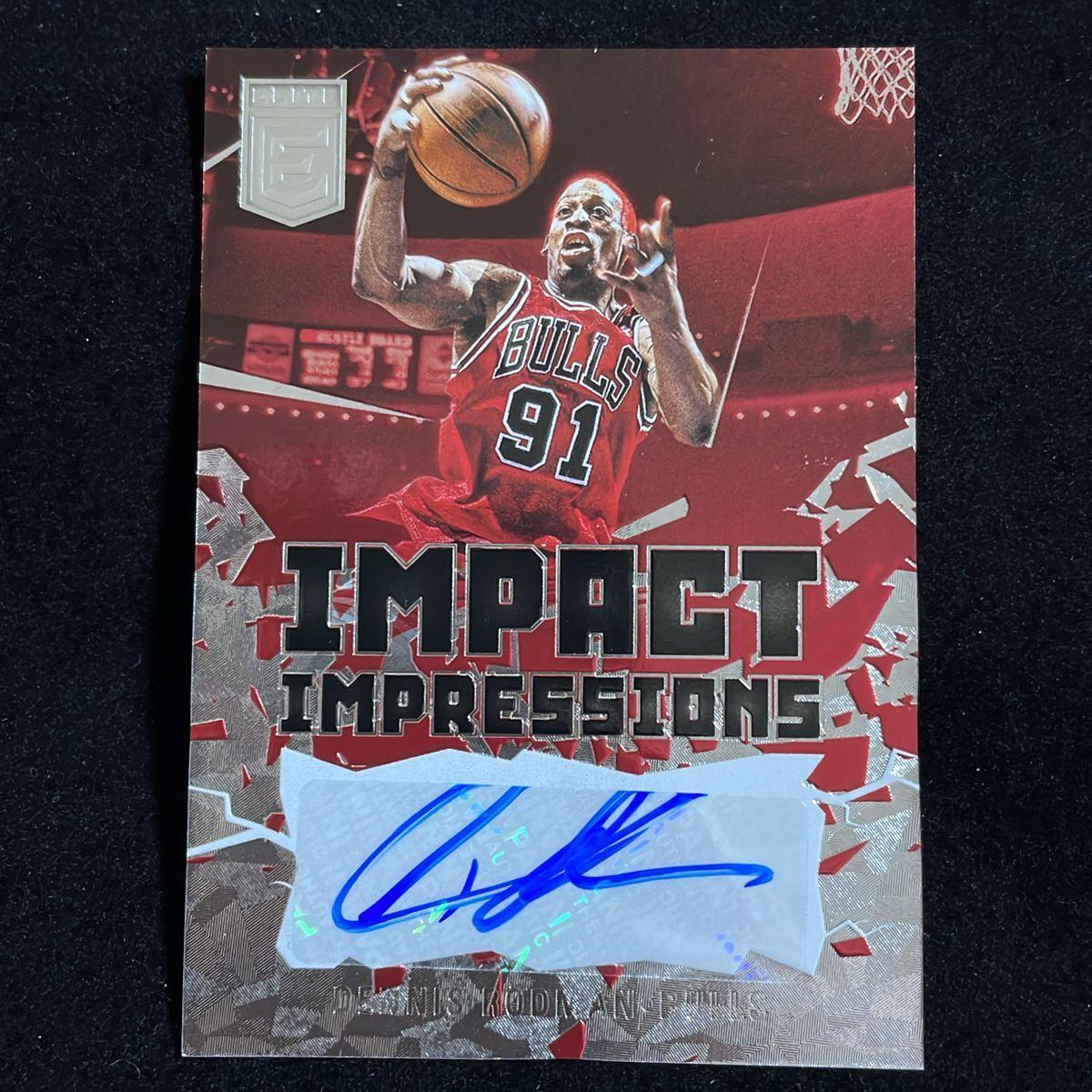 Used Dennis Rodman Dennis Rodman Panini Donruss Elite 2021-22 Auto Autograph Bulls