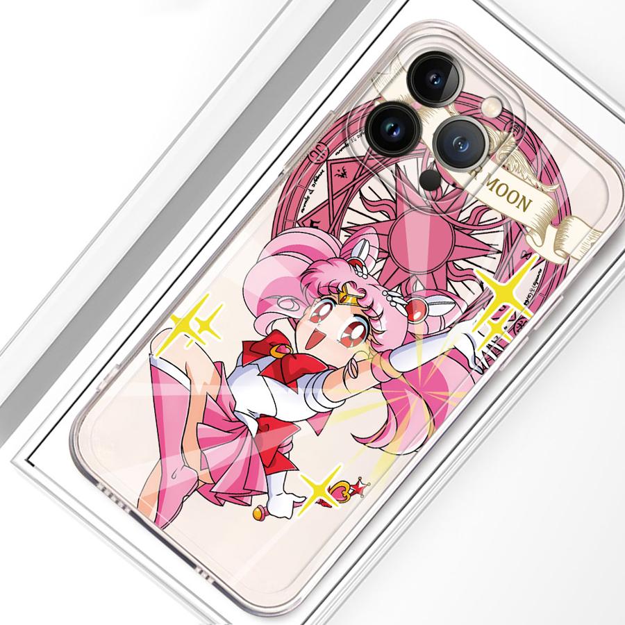 

Sailor Chibi Moon Case for iPhone 17 Pro Max 16 XR 13 Pro Air 15 XS Max 14 Plus 11 12 Mini 7 8 Soft Phone Cover iPhone 15 Pro Max