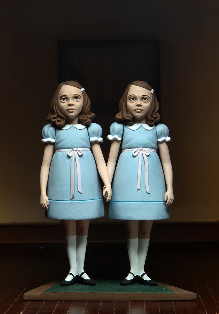 NECA TOONY TERRORS THE SHINING THE GRADY TWINS 6-Inch Scale Figure, Horror Movie Deformed Merchandise [Parallel Import]