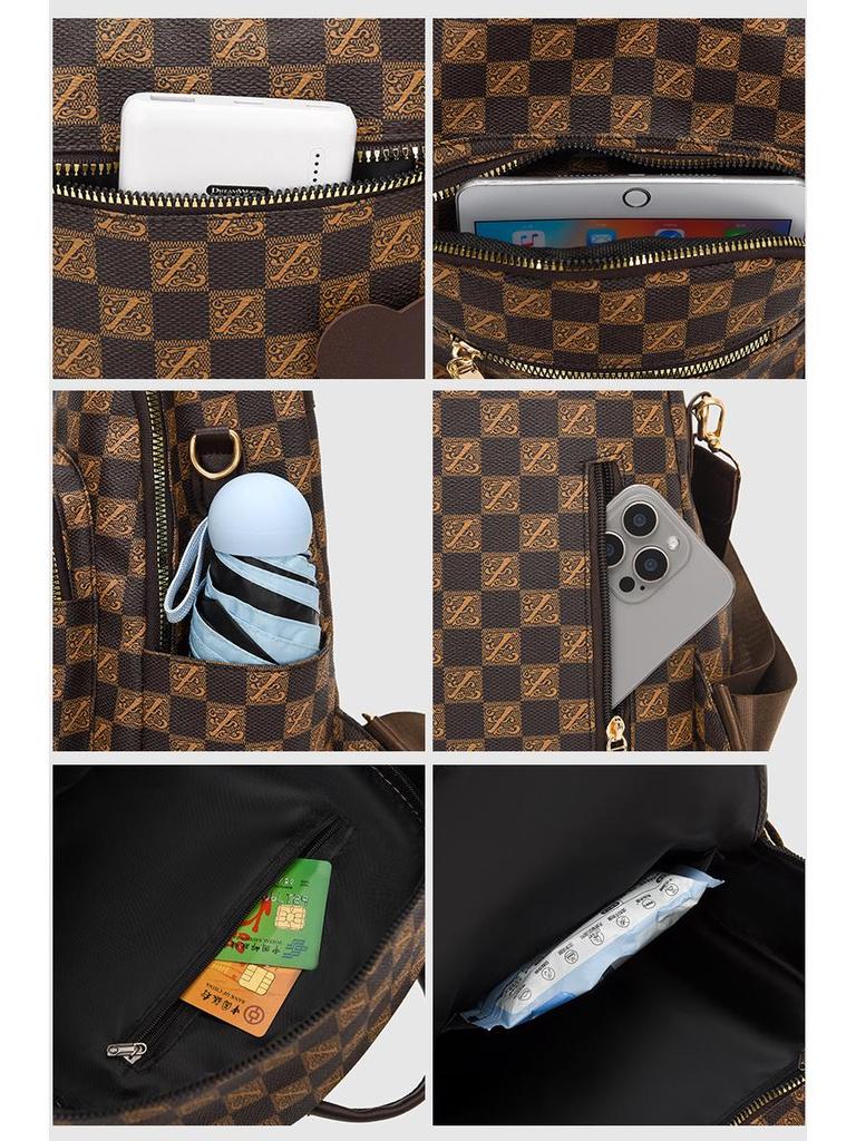 2025 Women's Multi-Function Backpack: Versatile, Casual, Large-Capacity Shoulder Bag for Commuting