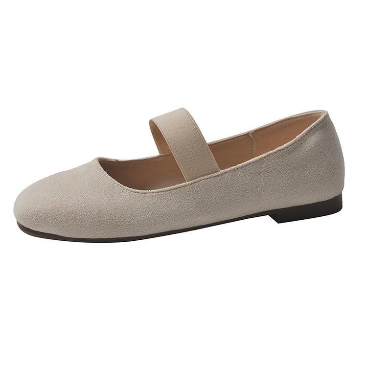 Flat-bottomed retro small red single shoes fairy shoes 2025 new summer ballet shoes with skirt Mary Jane shoes