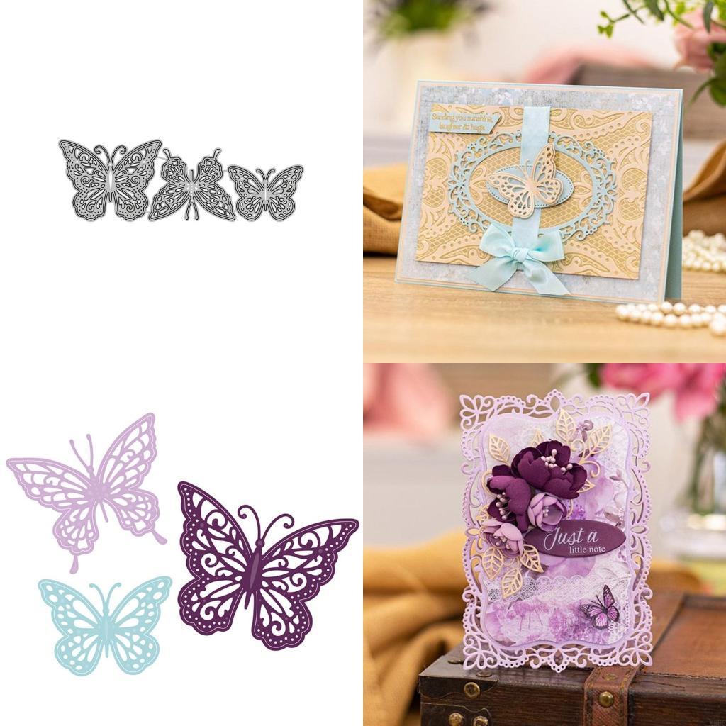 

Three Butterflies Metal Cutting Dies Stencil DIY Scrapbooking Album Paper Card Template Mold Embossing Decoration X3UC China Mainland