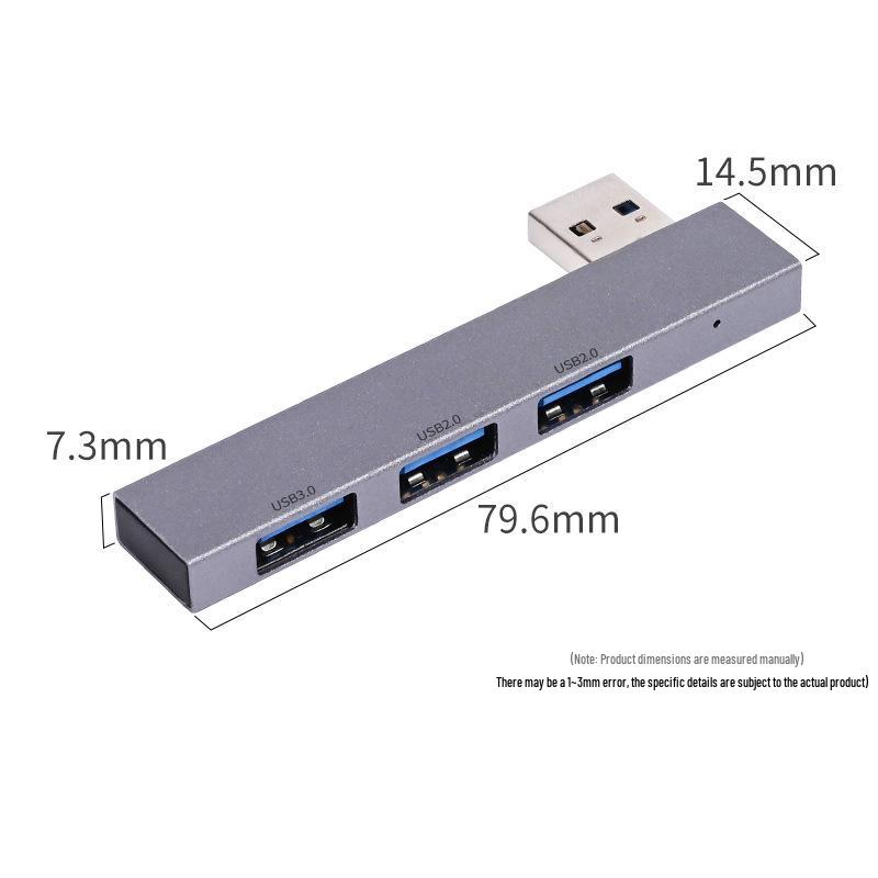 USB-C Multi-Port Expansion Dock: USB 3.0 & 2.0 Hub Splitter