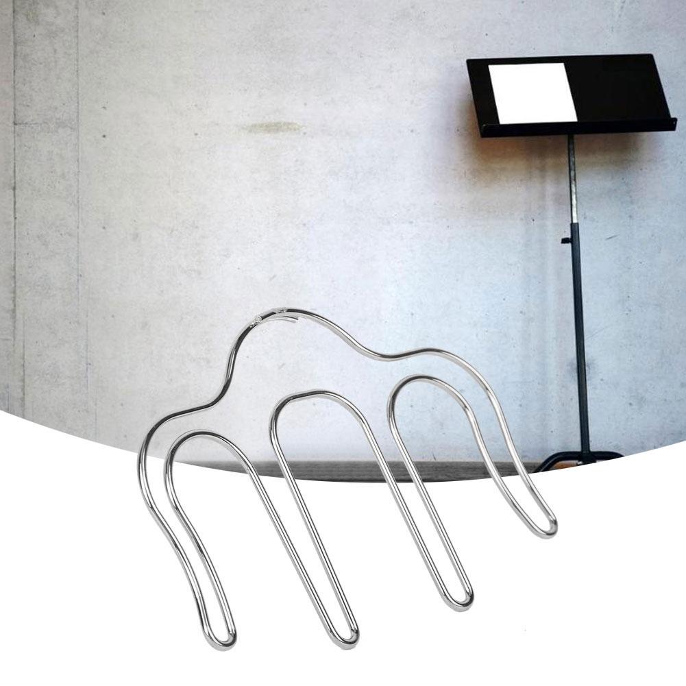2PCs Music Page Holder Book Clip Musical Instrument Accessories M Type Iron Lightweight(Silver )