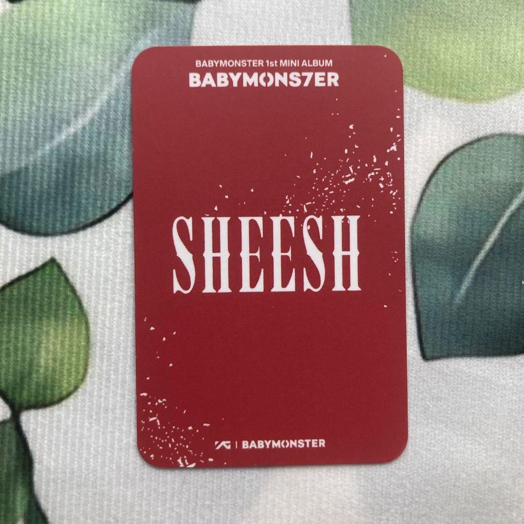 [USED] BABYMONSTER SHEESH Public Broadcast Sanoku Trading Card Parita