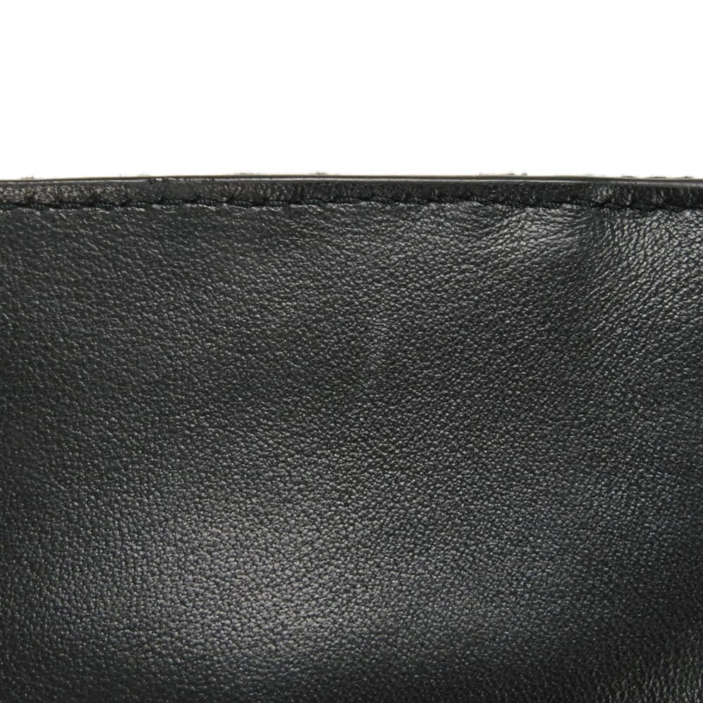 Used 10656 Oblique Jacquard Compact Wallet 2OBBC110YSE_H05E 7942 Black Japan Exclusive Logo Cotton Beige Unisex from