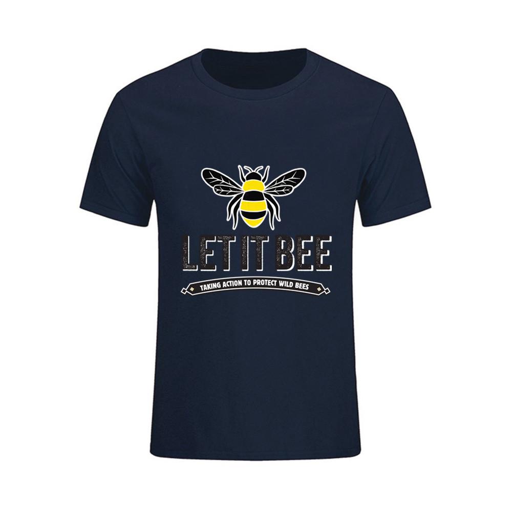 Honey Bee Fashion Funny T Shirt Lovely Personality Man Art Custom Cotton O Neck T