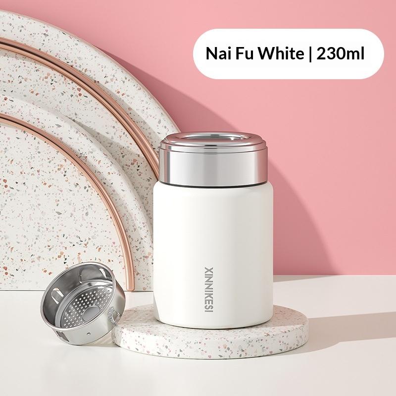230ml Mini Tazza Termica in Acciaio Inossidabile 316 Borraccia Sottovuoto Portatile alla Moda da Tasca per Caffè Tè Borraccia Termica Tumbler