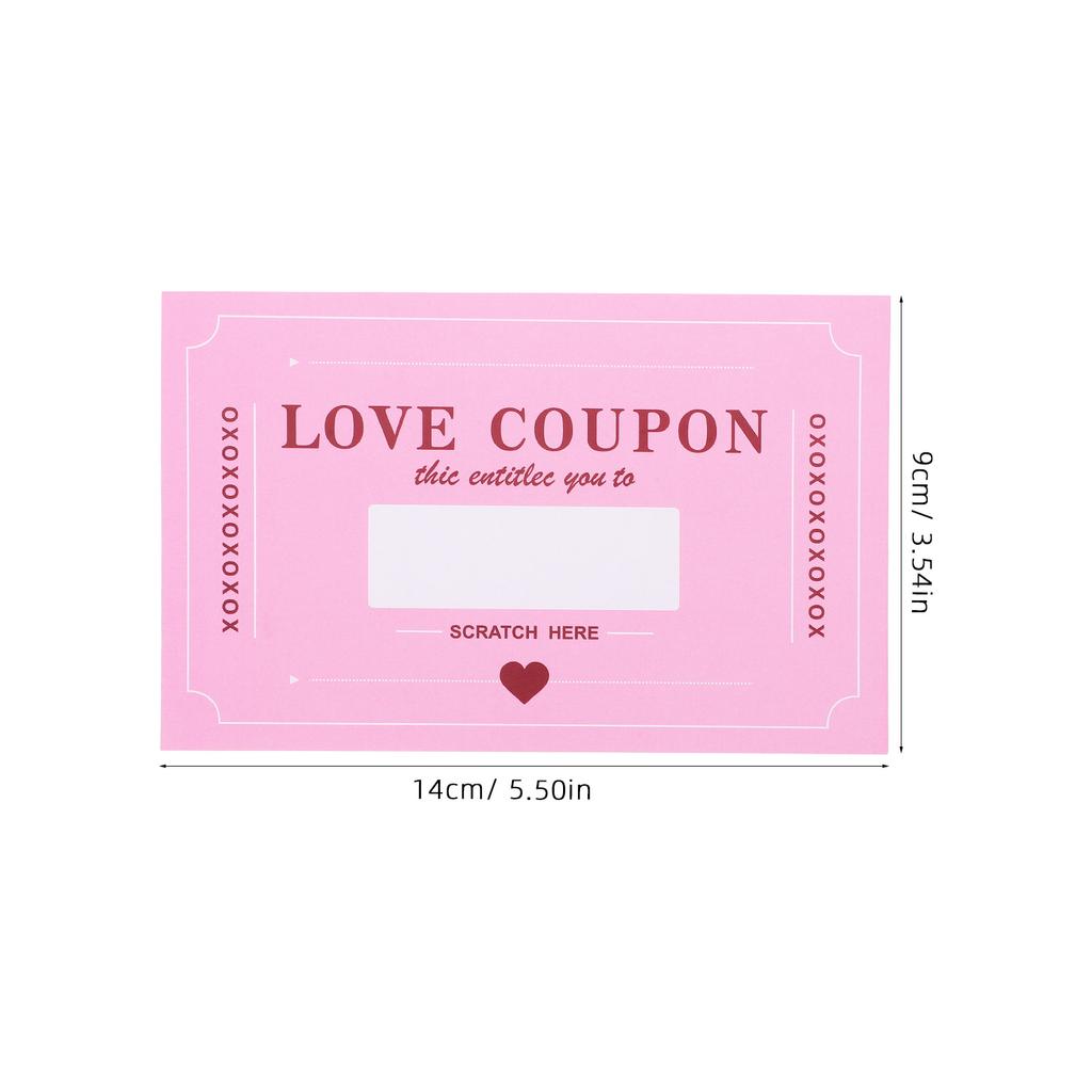 20 Blatt Rubbelkarten Rosa Liebe DIY Datum Rubbelkarten Gutscheine Kinder Geburtstag DIY Jubiläumsdatum Spiel Einladungen