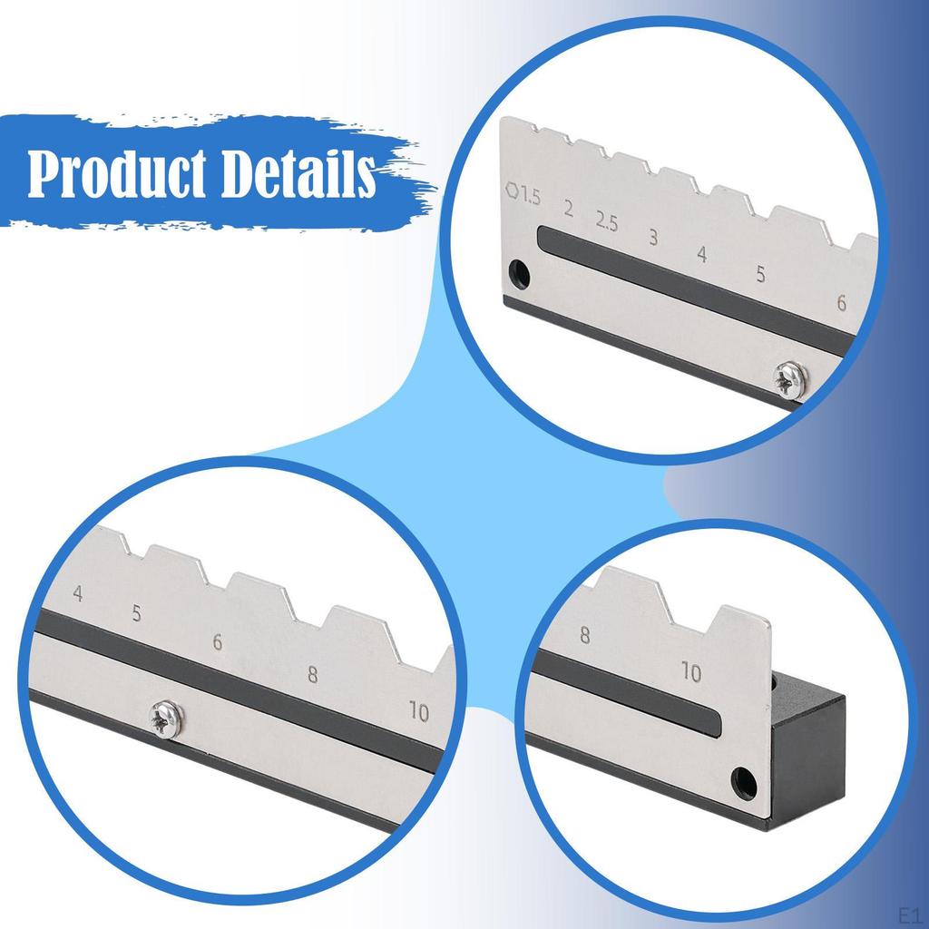 Wall Mount Hex Key Organizer Keys Rack DIY High Strength Hexagonal Wrench Hanging Holder