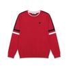 Onoff Men S Tri Color Sweater Of2402ga Red