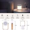Foldable Touch Dimmable Reading LED Night Light Portable Lantern Lamp USB Rechargeable For Home Decor Halloween Christmas Gifts