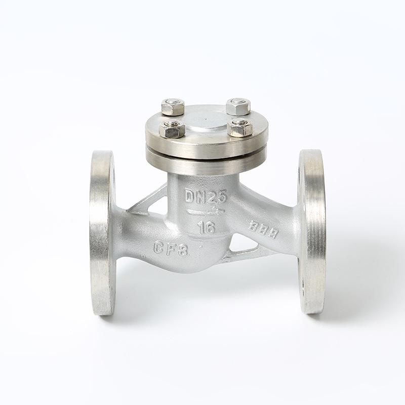 304 Stainless Steel Flanged Lift Check Valve H41W-16P, Unidirectional Lift Type