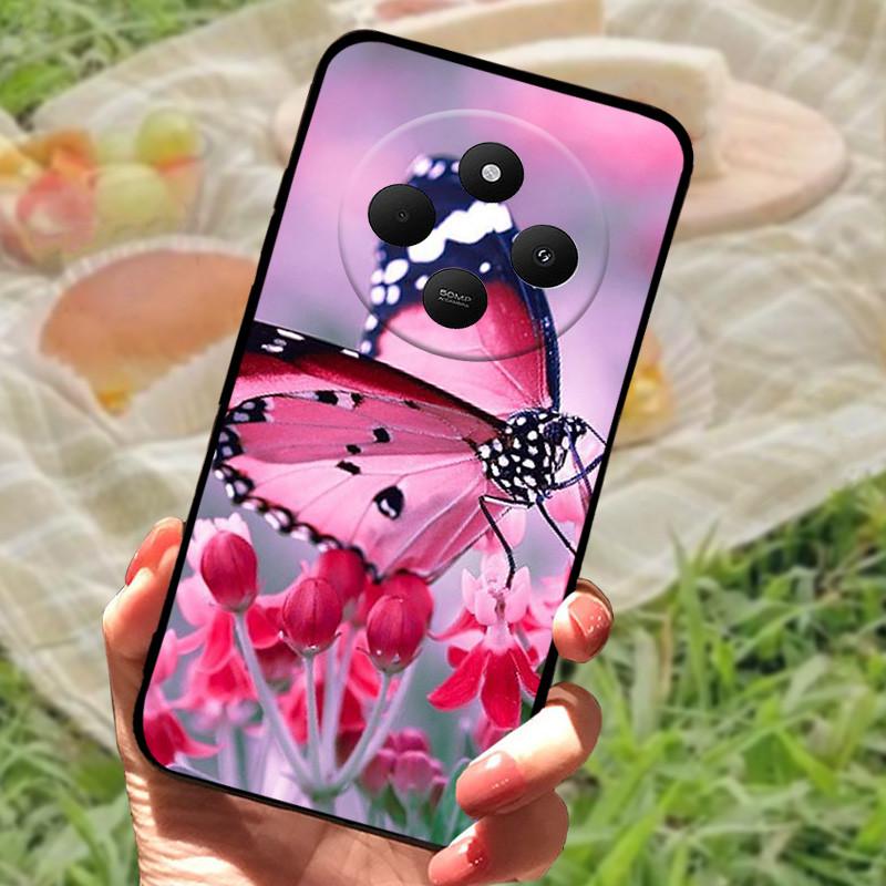 Pouzdro pro Xiaomi POCO C75 4G Redmi 14R 5G Redmi A3 Pro 4G Redmi A4 5G Pouzdra Měkký nárazník Nárazuvzdorné Ochranný Kryt Černá Taška na Telefon