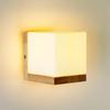 Nordic Solid Wood Wall Lamp - Modern Bedroom, Living Room, Hallway, Staircase, Balcony, Corridor Light Fixture.