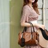Vintage portable tote bag shoulder messenger women's bag