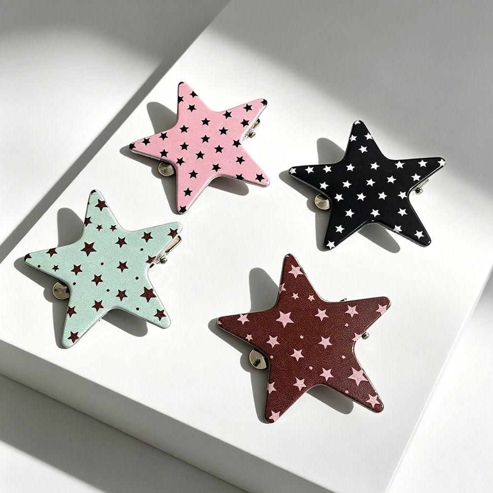 Lightweight Star Hair Clip Five-Pointed Star Hairpin  Street Style Fashion Outfit