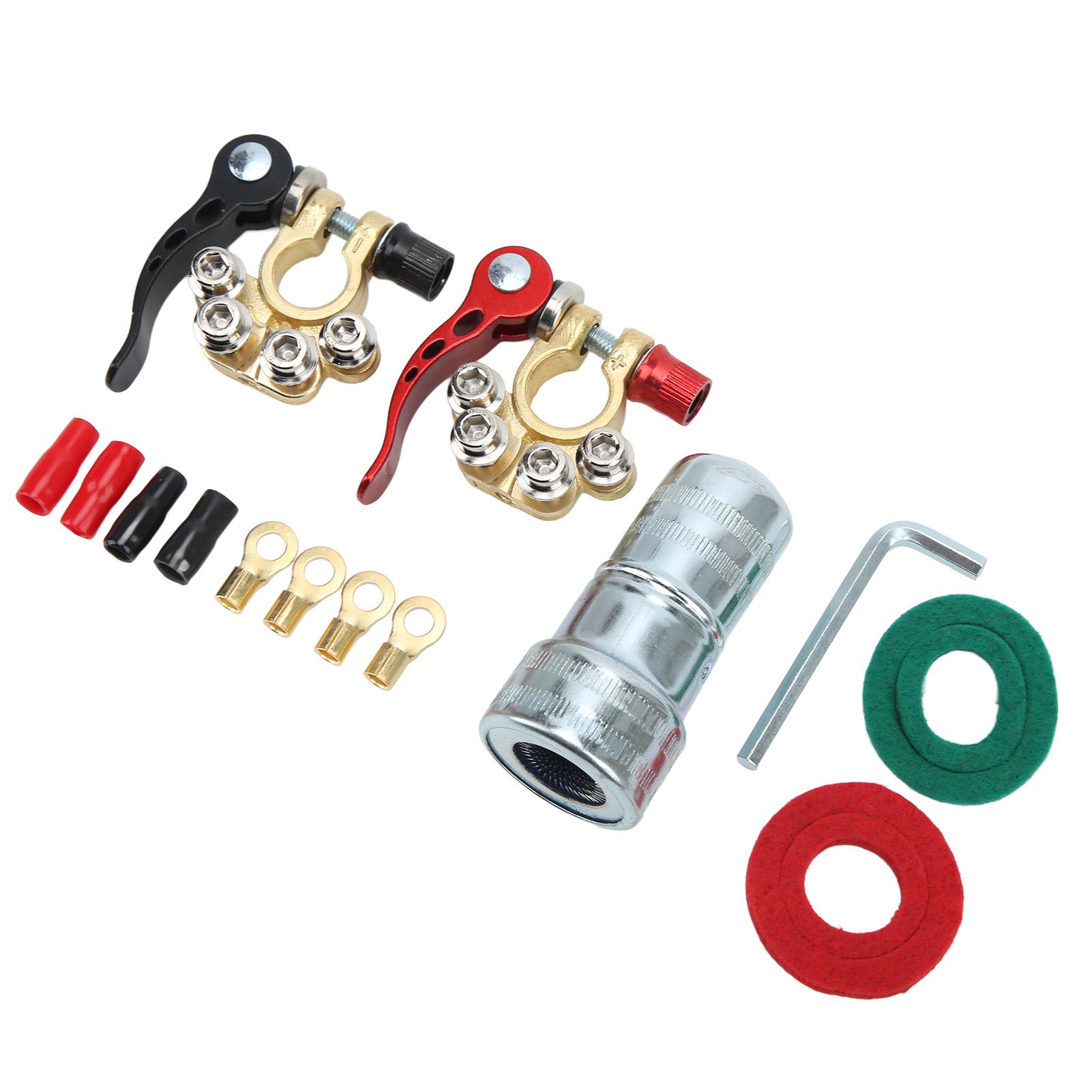 

Швидкознімний роз єм для клем акумулятора 2 шт. для SAE JIS типу A для фургонів, автомобілів, вантажівок