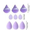 9Pcs Makeup Sponge Set Dual Use Contour Highlight Sponge for Liquid Cream Powder All Skin Types Cosmetic Accessories