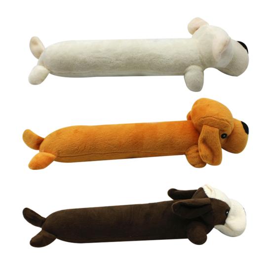 Pet Dog Puppy Cute Plush Doll Squeaky Sound Chew Molar Interactive Play Toy