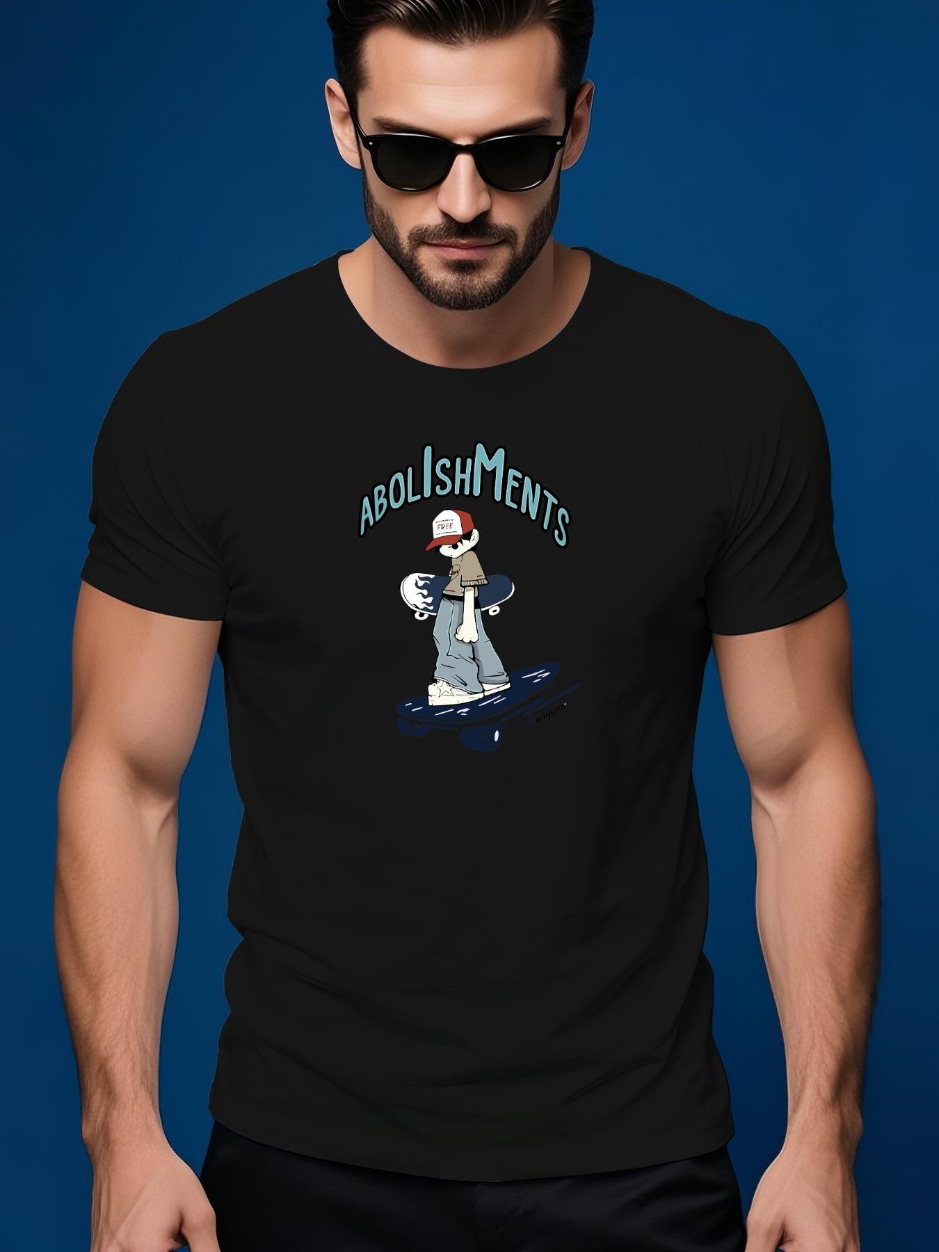 Summer Graphic Tshirt - Short Sleeve Crew Neck M
