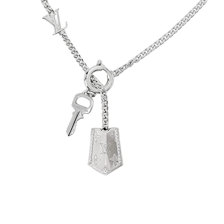 LOUIS VUITTON Necklaces Men's Silver M03862