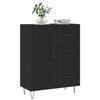 VidaXL Buffet noir 69,5x34x90 cm bois d'ingénierie 830253