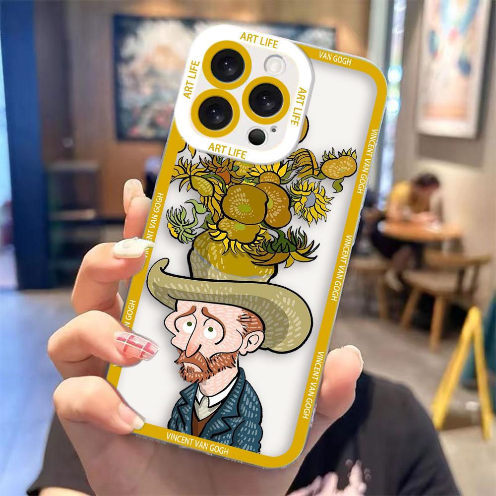 

Van G-Gogh Starry Night Phone Case For VIVO Y04 Y15S Y17S Y19 Y19S Y20 Y21 Y28 Y29 Y22S Y27 Y35 Y36 Y50 Y75 Y76 Y100 Clear Case VIVOY04