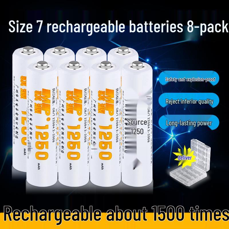 Qiyuan AAA Ni-MH 1250mAh Rechargeable Battery 1.2V for Toys, Mice & Remotes