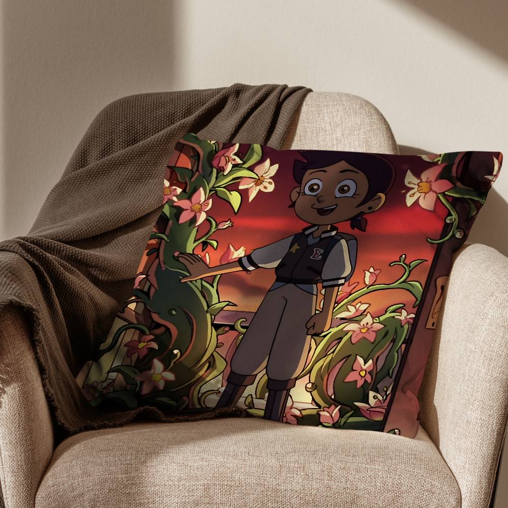 COOL L-Luz T-The Owl House Cushion Cover Suitable For Sofa Car Bedroom Office Cushions Decorative Pillow Case