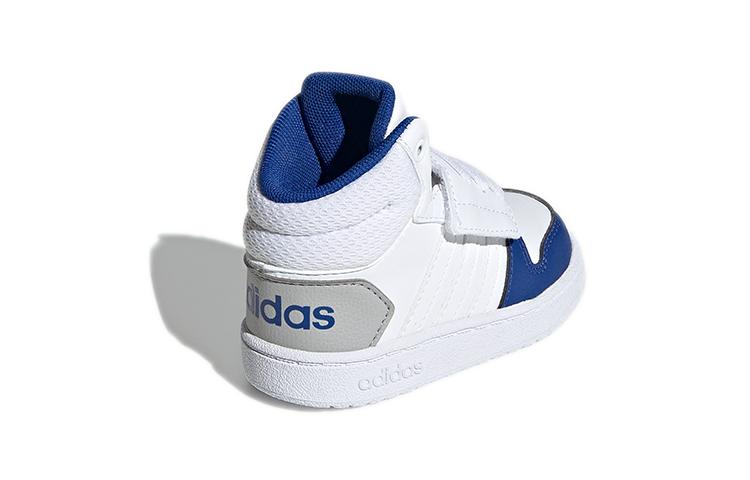 Adidas Neo Hoops 2.0 Abrasion Resistant Mid top Toddler Shoes Infant And Toddler GW4838
