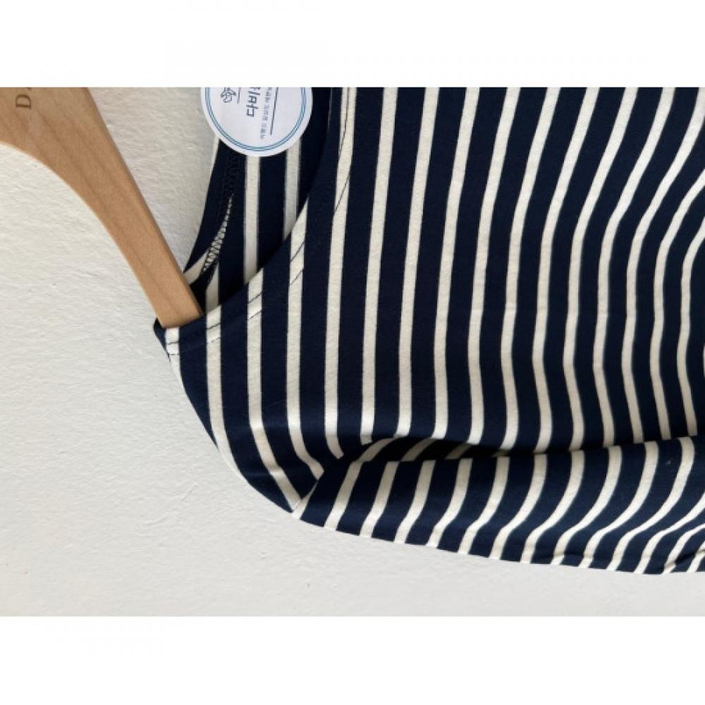Dabimong HeaTher STripe Long Sleeve T shirT 5 Colors Nk Hea T