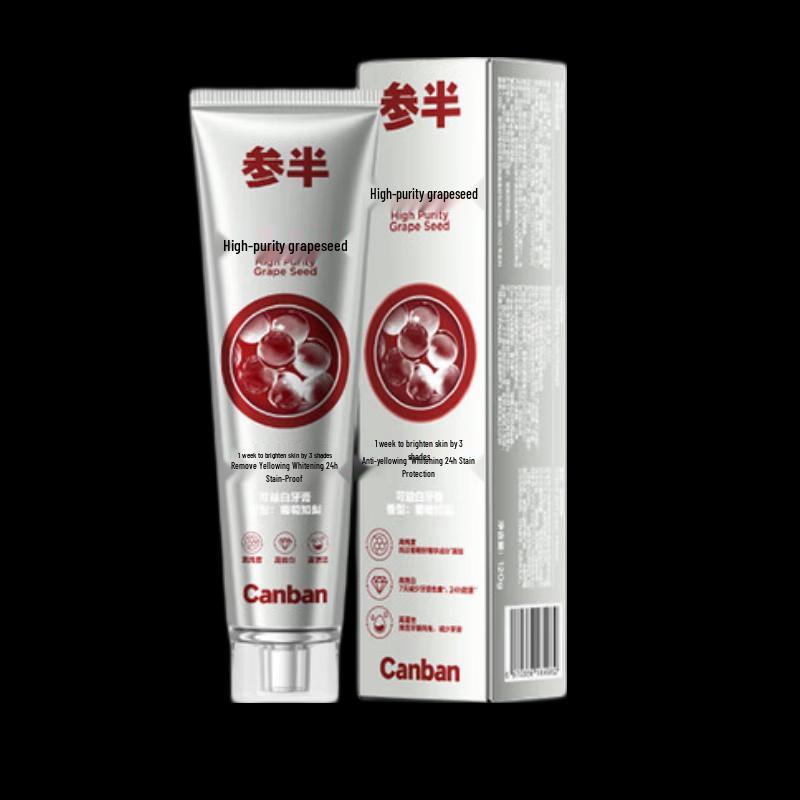 Semi-Half Grape Seed Whitening & Fresh Breath Toothpaste
