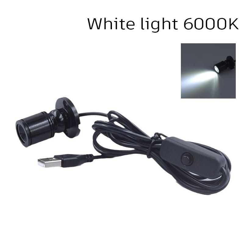 LED USB 5V 3W Led Spot Light Surface Mounted Cabinet Showcase Counter Jewelry Lamp Rotatable Angle Ceiling Mini Spotlight