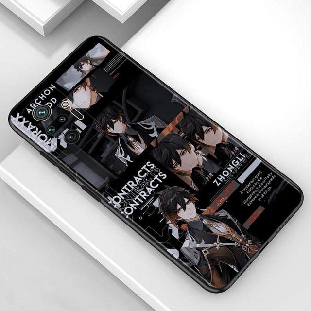 

Чехол для Redmi Note 10 Pro Max 9 9t 9s 8 8t 7, чехол из ТПУ для Redmi K40 Pro Plus 9 9a 9c Shell Genshin Impact Game For Redmi Note 10 5G
