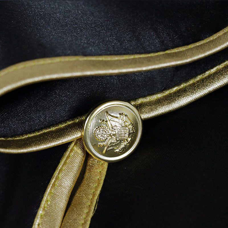 Black Five-Leaf Clover Cosplay Costume Four-Leaf Clover Cloak Battle Suit Asta Cosplay Cape Animation Version European Size